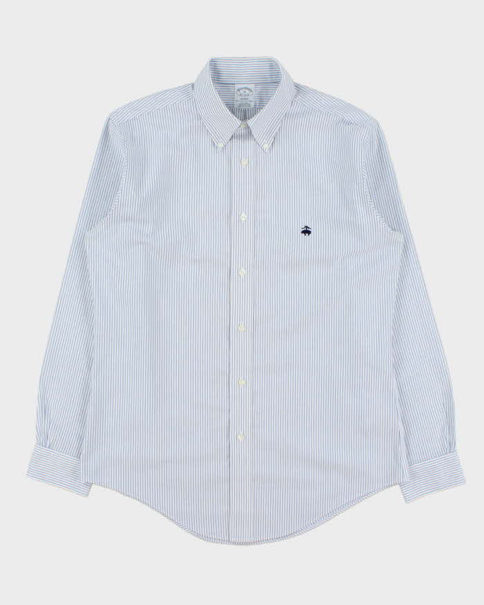 Vintage Brooks Brothers Classic Regent Striped Supima Long Sleeve Oxford Shirt - M