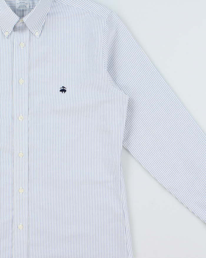 Vintage Brooks Brothers Classic Regent Striped Supima Long Sleeve Oxford Shirt - M