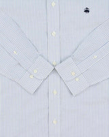 Vintage Brooks Brothers Classic Regent Striped Supima Long Sleeve Oxford Shirt - M