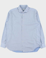 Vintage Ermenegildo Zegna Striped Regular Fit Long Sleeve Shirt - XXL