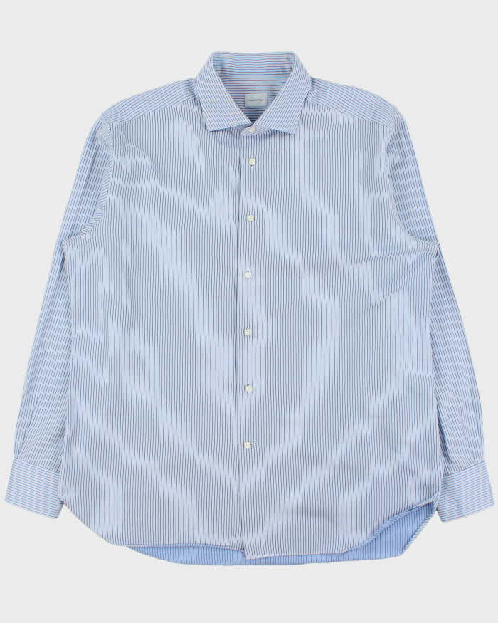 Vintage Ermenegildo Zegna Striped Regular Fit Long Sleeve Shirt - XXL