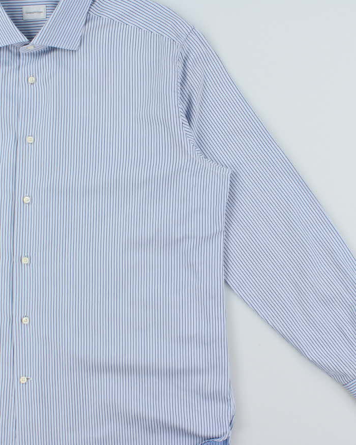 Vintage Ermenegildo Zegna Striped Regular Fit Long Sleeve Shirt - XXL