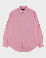 Vintage Polo Ralph Lauren Striped Classic Fit Long Sleeve Shirt - M