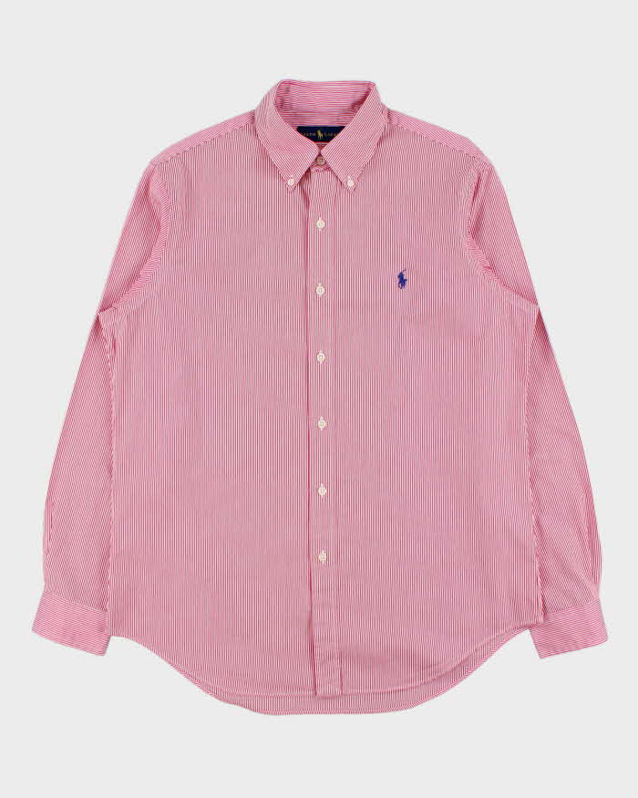 Vintage Polo Ralph Lauren Striped Classic Fit Long Sleeve Shirt - M