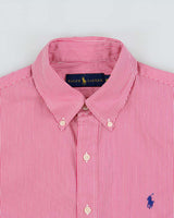 Vintage Polo Ralph Lauren Striped Classic Fit Long Sleeve Shirt - M