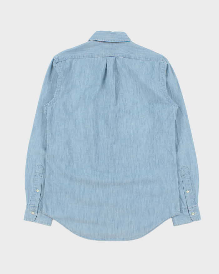 Vintage Polo Ralph Lauren Chambray Denim Long Sleeve Shirt - S
