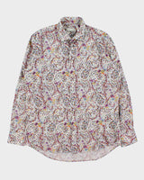 Vintage Etro Classic Paisley Soft Cotton Long Sleeve Shirt - L