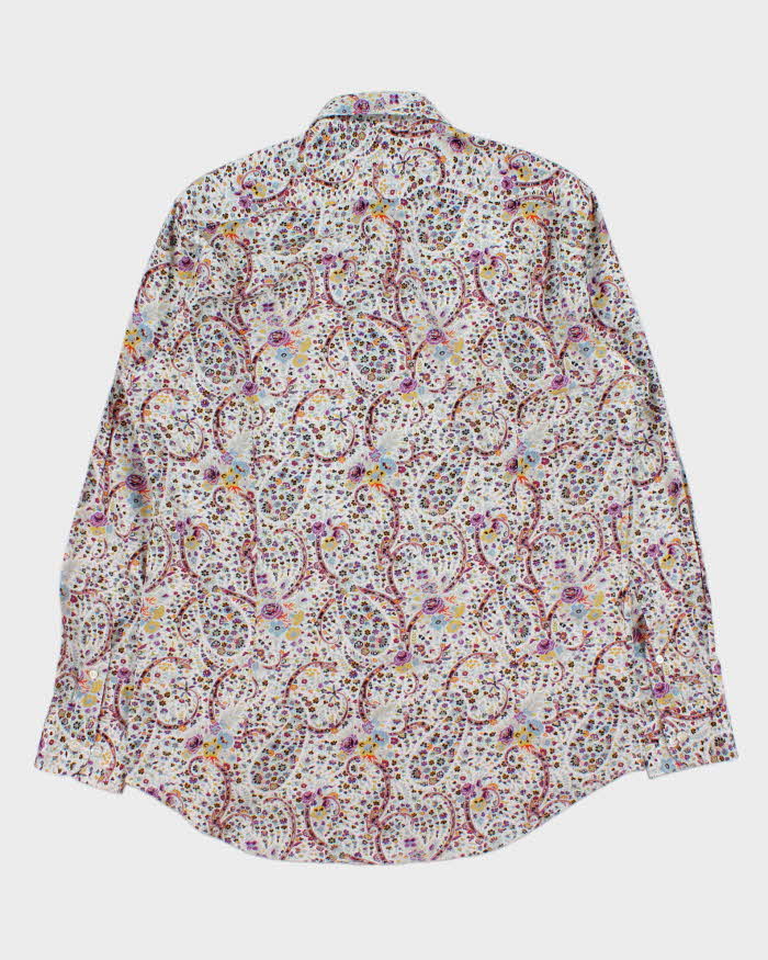 Vintage Etro Classic Paisley Soft Cotton Long Sleeve Shirt - L