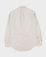 Vintage Y2K 00s Ralph Lauren Windowpane Check Custom Fit Long Sleeve Shirt - S