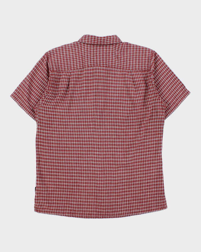 Vintage Patagonia Plaid Organic Hemp Blend Short Sleeve Shirt - M
