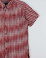 Vintage Patagonia Plaid Organic Hemp Blend Short Sleeve Shirt - M