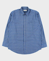 Vintage 1990s Valentino Chemises Plaid Long Sleeve Shirt - M