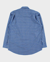 Vintage 1990s Valentino Chemises Plaid Long Sleeve Shirt - M