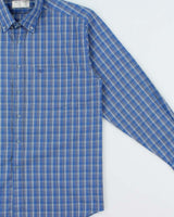 Vintage 1990s Valentino Chemises Plaid Long Sleeve Shirt - M
