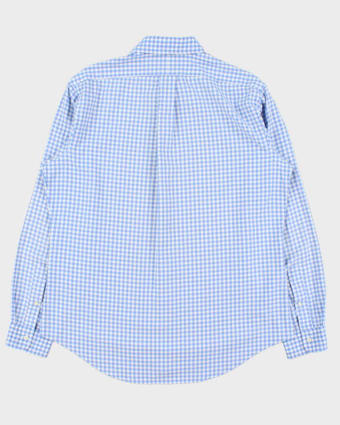 Vintage Y2K 00s Ralph Lauren Gingham Custom Fit Long Sleeve Oxford Shirt - L