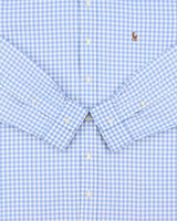 Vintage Y2K 00s Ralph Lauren Gingham Custom Fit Long Sleeve Oxford Shirt - L
