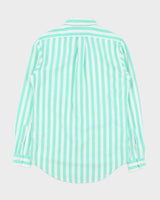 Vintage Polo Ralph Lauren Striped Custom Fit Long Sleeve Summer Shirt - M