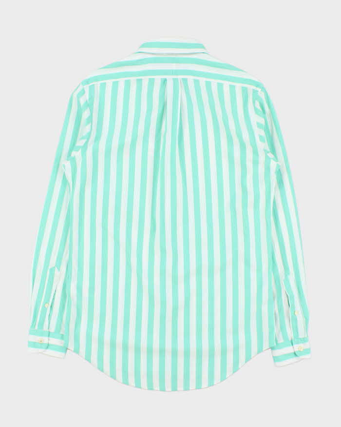 Vintage Polo Ralph Lauren Striped Custom Fit Long Sleeve Summer Shirt - M