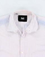 Vintage Y2K 00s D&amp;G Dolce &amp; Gabbana Gradient Dyed Striped Long Sleeve Shirt - M
