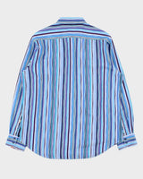 Vintage Y2K 00s Robert Graham Pattern Striped Classic Fit Long Sleeve Shirt - XL