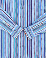 Vintage Y2K 00s Robert Graham Pattern Striped Classic Fit Long Sleeve Shirt - XL
