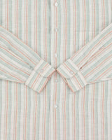 Vintage 1970s Van Heusen Century Dot Striped Long Sleeve Shirt - L