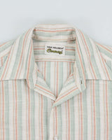 Vintage 1970s Van Heusen Century Dot Striped Long Sleeve Shirt - L