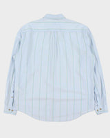 Vintage Acne Studios Pale Blue Striped Long Sleeve Shirt - XXL