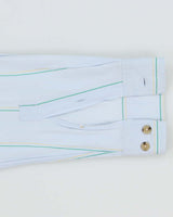 Vintage Acne Studios Pale Blue Striped Long Sleeve Shirt - XXL