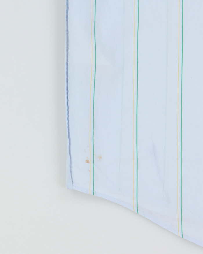 Vintage Acne Studios Pale Blue Striped Long Sleeve Shirt - XXL