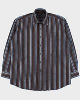 Vintage 1990s Pierre Cardin Stripe Long Sleeve Shirt - XXL