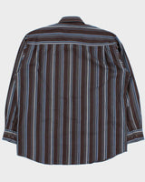 Vintage 1990s Pierre Cardin Stripe Long Sleeve Shirt - XXL