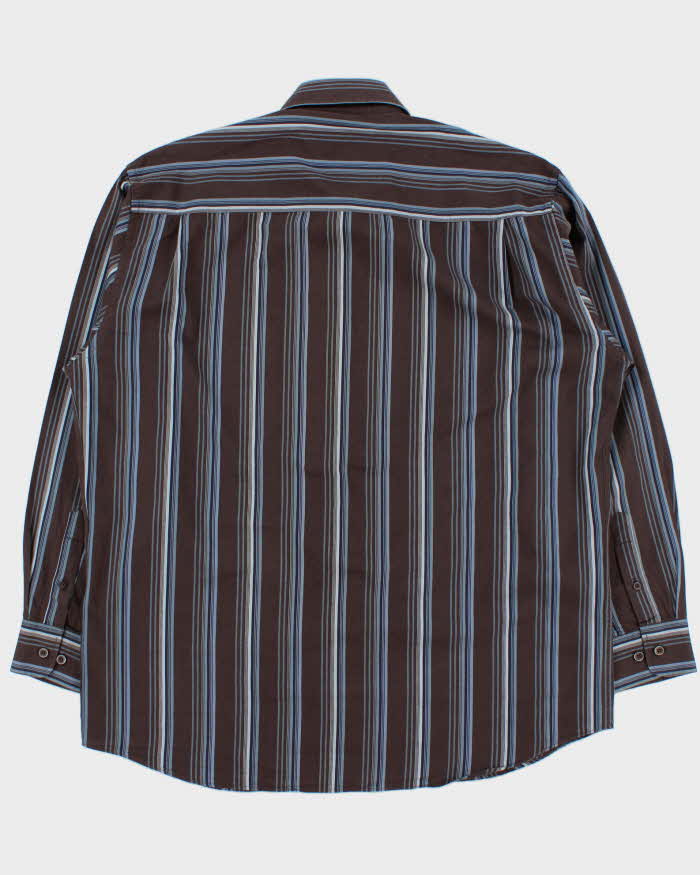 Vintage 1990s Pierre Cardin Stripe Long Sleeve Shirt - XXL