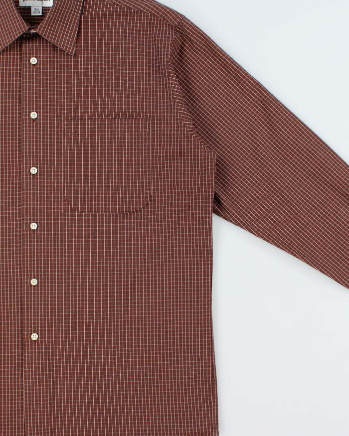 Vintage Pierre Cardin Checked Long Sleeve Shirt - L