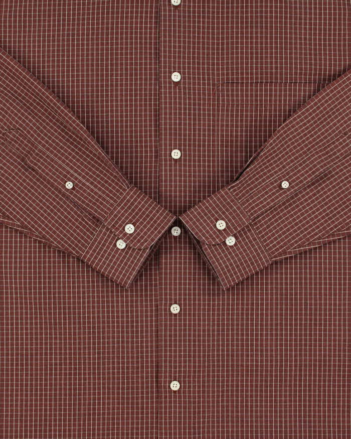 Vintage Pierre Cardin Checked Long Sleeve Shirt - L