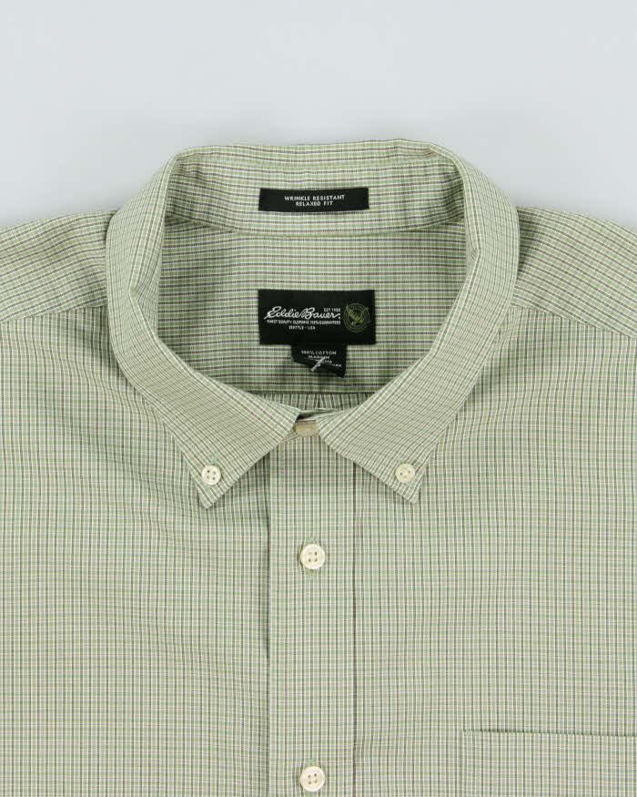 Vintage Eddie Bauer Checked Long Sleeve Shirt - XL