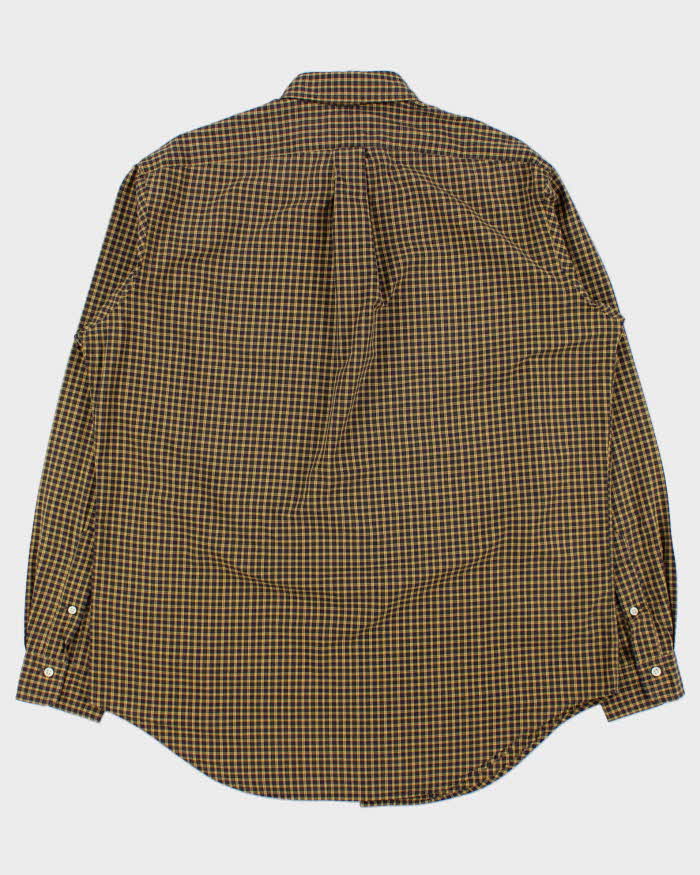 Vintage 1990s Ralph Lauren Oversized Checked Long Sleeve Shirt - L
