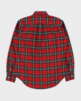 Vintage 1990s Ralph Lauren Classic Fit Checked Long Sleeve Shirt - S