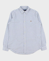 Vintage Ralph Lauren Classic Fit Checked Long Sleeve Shirt - M