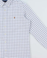 Vintage Ralph Lauren Classic Fit Checked Long Sleeve Shirt - M
