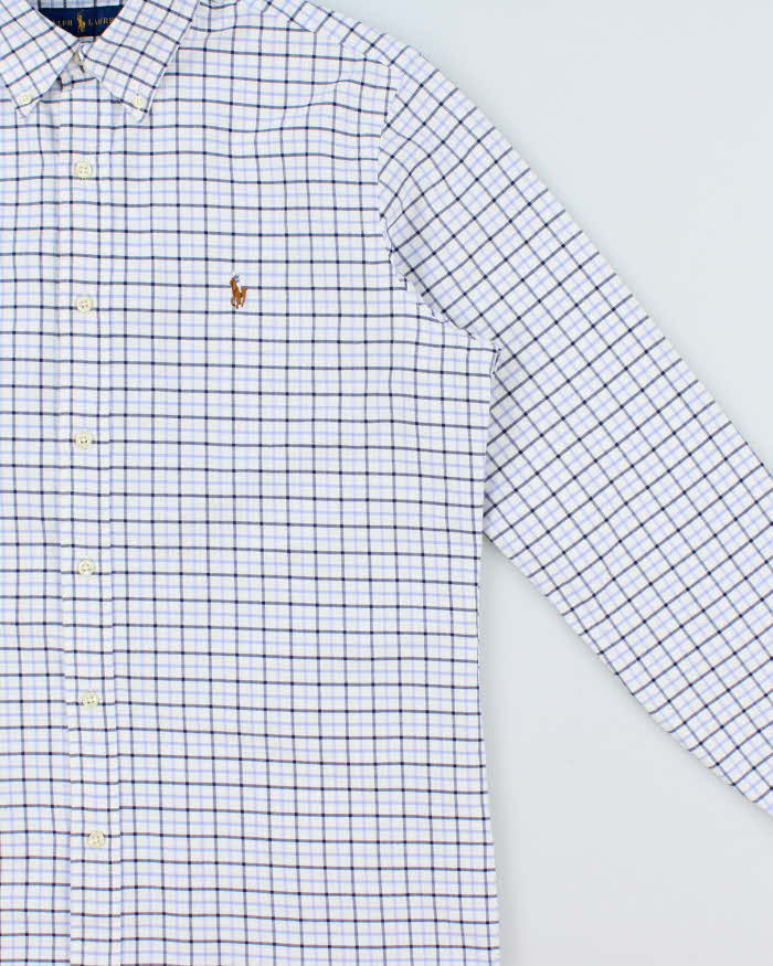 Vintage Ralph Lauren Classic Fit Checked Long Sleeve Shirt - M
