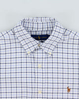 Vintage Ralph Lauren Classic Fit Checked Long Sleeve Shirt - M