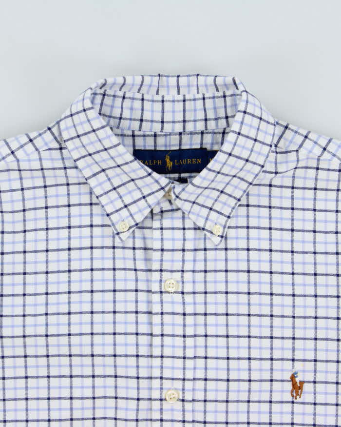 Vintage Ralph Lauren Classic Fit Checked Long Sleeve Shirt - M
