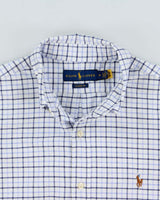 Vintage Ralph Lauren Classic Fit Checked Long Sleeve Shirt - M