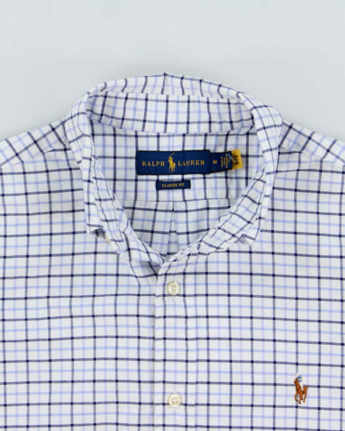 Vintage Ralph Lauren Classic Fit Checked Long Sleeve Shirt - M