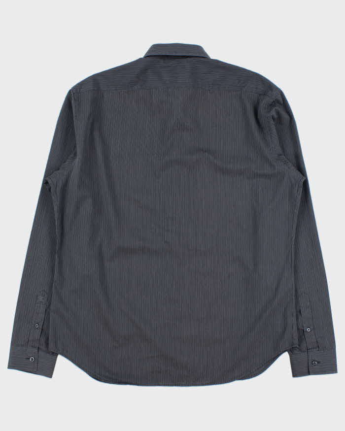 Vintage Burberry Pin Striped Long Sleeve Shirt - L