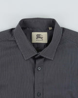 Vintage Burberry Pin Striped Long Sleeve Shirt - L