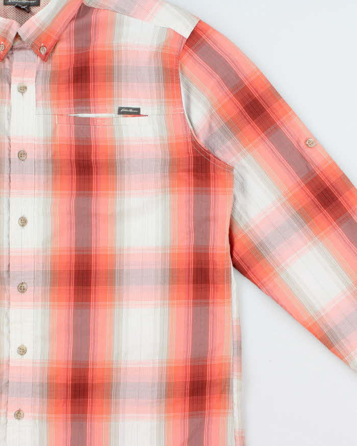 Vintage Eddie Bauer Checked Long Sleeve Shirt - L
