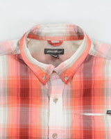 Vintage Eddie Bauer Checked Long Sleeve Shirt - L