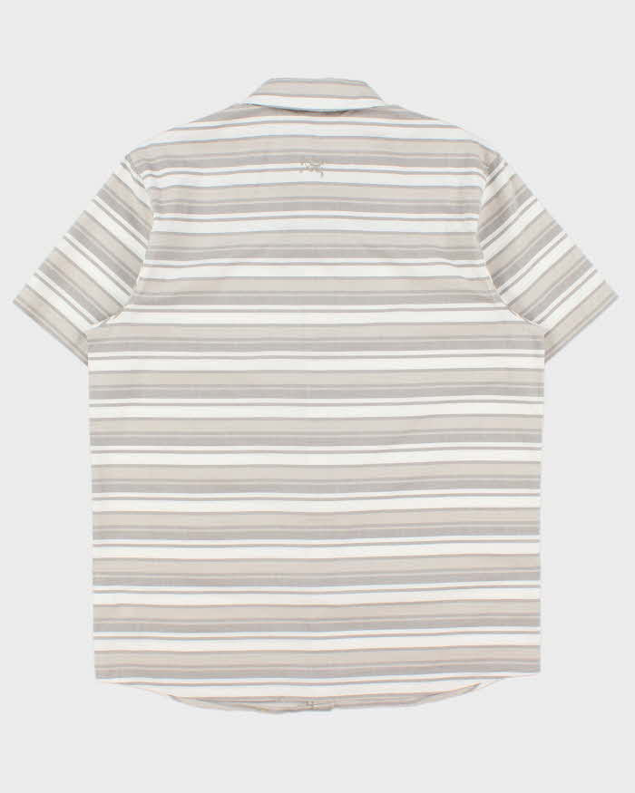 Vintage Arc'teryx Striped Short Sleeve Shirt - L